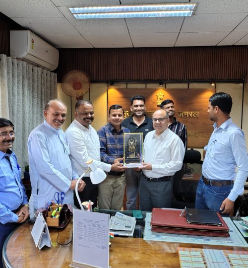 A courtsey meeting of a delegation of Bharatiya Postal Inspectors & Assistant Superintendents Association led by General Secretary Vikram Singh